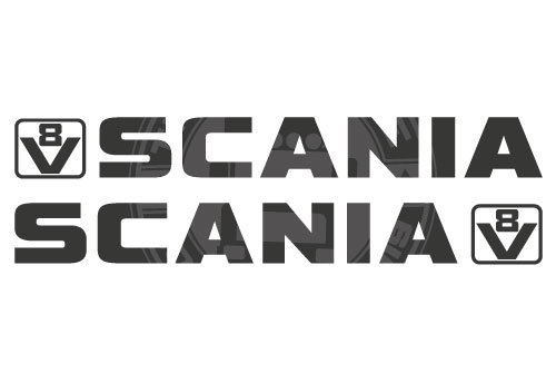 ADESIVO PER FINESTRA SCANIA V8