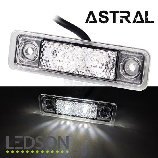 LEDSON - Astral - LUCE DI POSIZIONE A LED EASY FIT - XENON WHITE