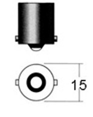 R5W - BA15s BIANCO CALDO