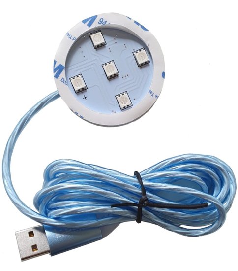 LEDSON - &quot;RUNNING&quot; POPPY LED - BLU - USB