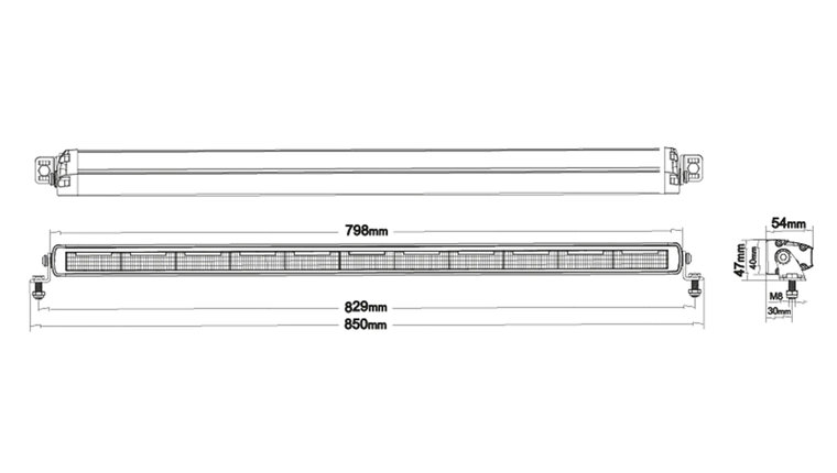 LEDSON LED BAR ORNAGE LIGHT