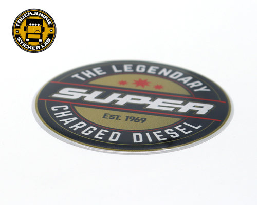 SUPER THE LEGENDARY - 3D DELUXE FULL PRINT STICKER