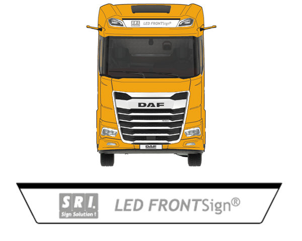 DAF XG LED SIGN FLAT