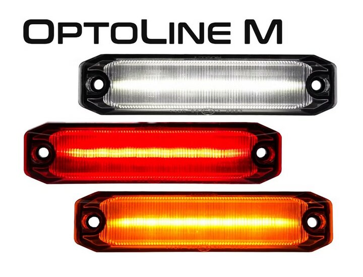 LEDSON - OPTOLINE M - LAMPADA DI POSIZIONE/INDICATORE LATERALE - ROSSO