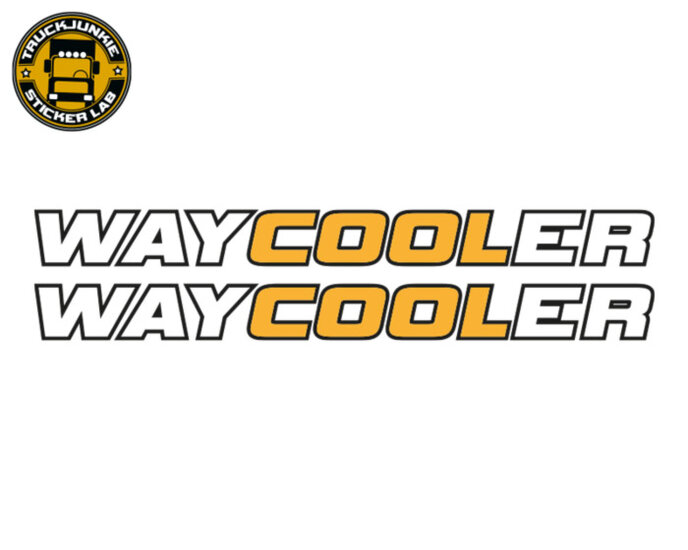 WAYCOOLER - BICOLORE STICKER