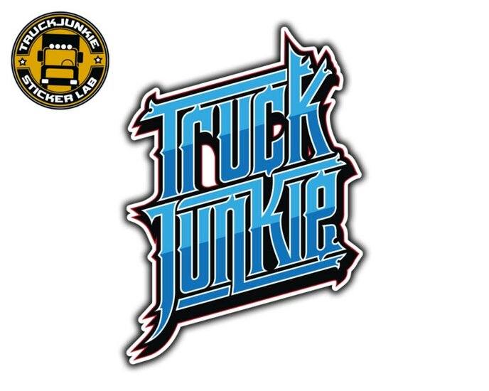 TRUCKJUNKIE BLUE - FULL PRINT ADESIVO