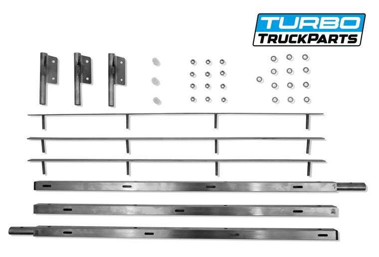 TURBO TRUCKPARTS - STAFFA PARASPRUZZI INCERNIERATA - PARAURTI POSTERIORE