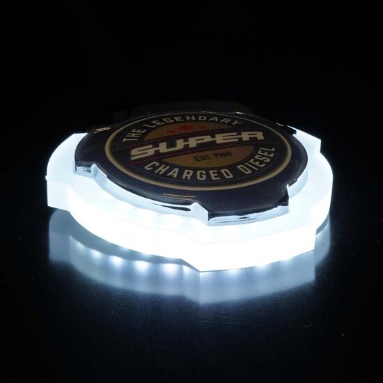 XENON WHITE / ASPETTO OPACO - EMBLEMA ILLUMINATO