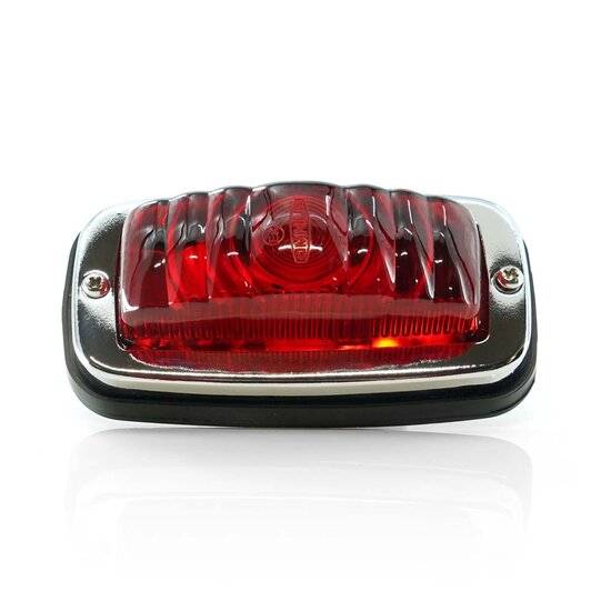 rMAX oldskool interieur lamp rood met plastic lens