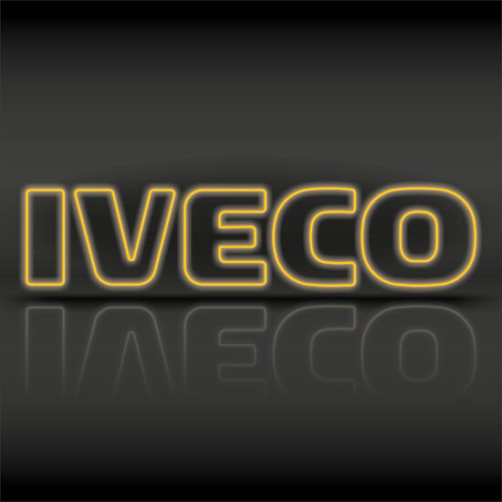 VERLICHTE LETTERS LED - IVECO ORANJE