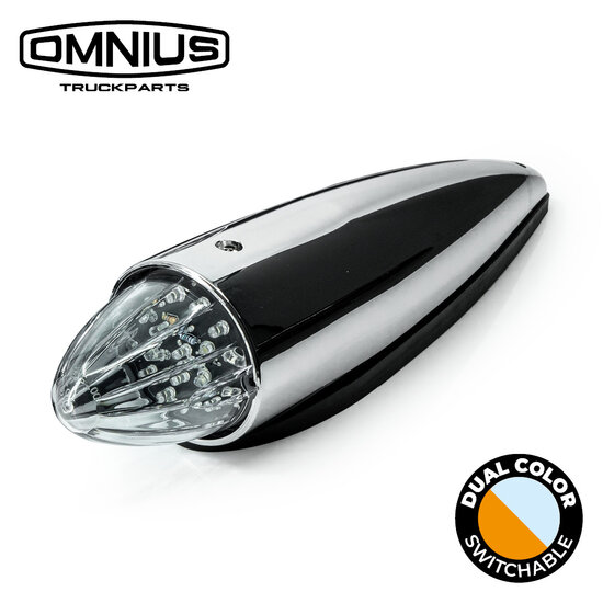 OMNIUS - LAMPADA A SILURO A LED - DOPPIO COLORE - ARANCIO/BIANCO