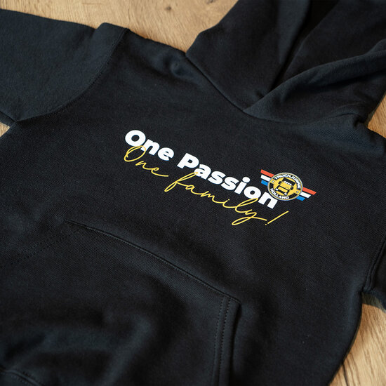 KIDS KAPUZENPULLOVER TRUCKJUNKIE ONE PASSION ONE FAMILY