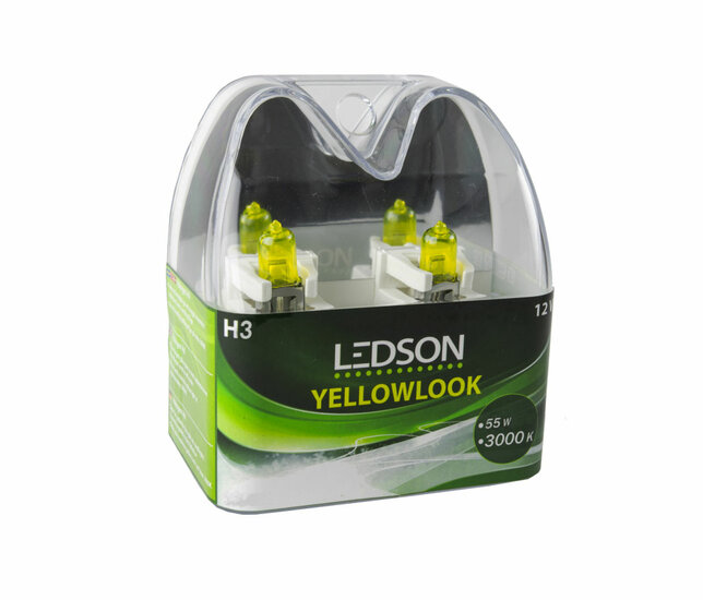 LEDSON - YELLOW LOOK 12V - 2 PEZZI - H3