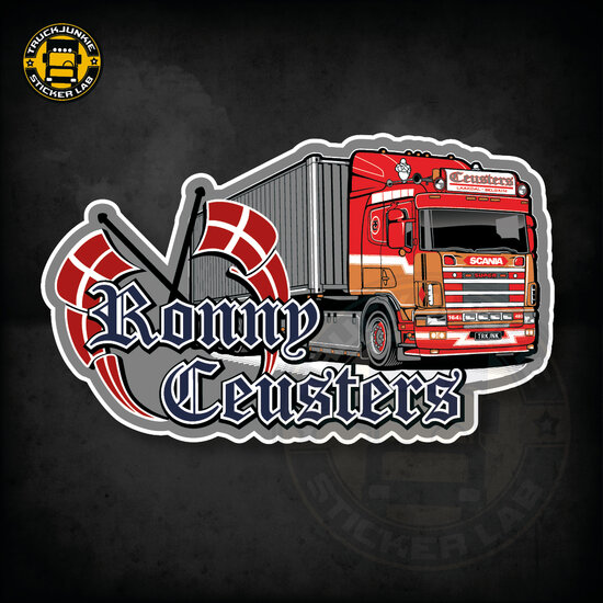 RONNY CEUSTERS TRUCK - FULL PRINT ADESIVO