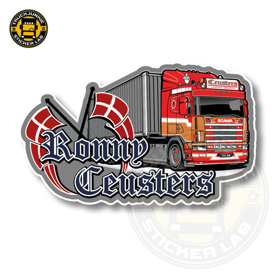 RONNY CEUSTERS TRUCK - FULL PRINT ADESIVO