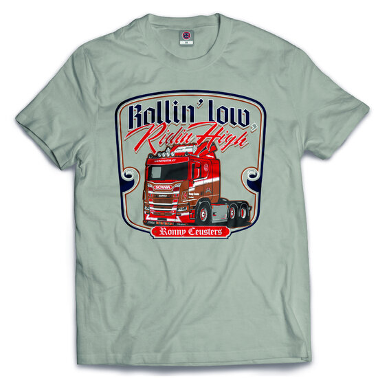 T-SHIRT - RONNY CEUSTERS | LAAKDAL - ROLLIN LOW RIDING HIGH - ZINCO