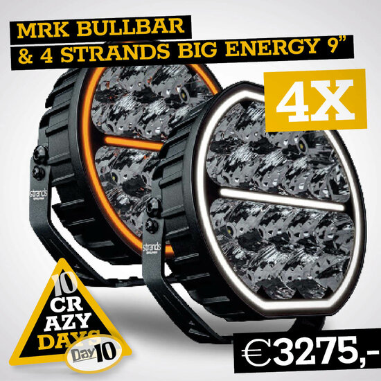 BULLBAR MRK MODEL X CON 4 FILI BIG ENERGY 9&quot;