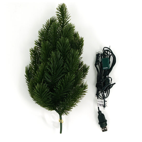 MINI ALBERO DI NATALE ALLRIDE CON LED E ZOCCOLO