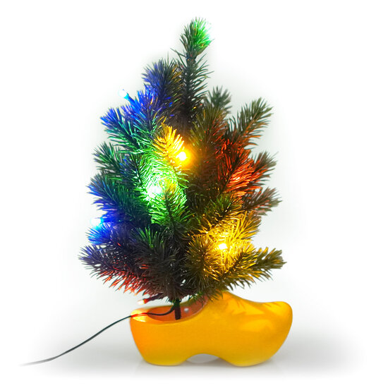 MINI ALBERO DI NATALE ALLRIDE CON LED E ZOCCOLO