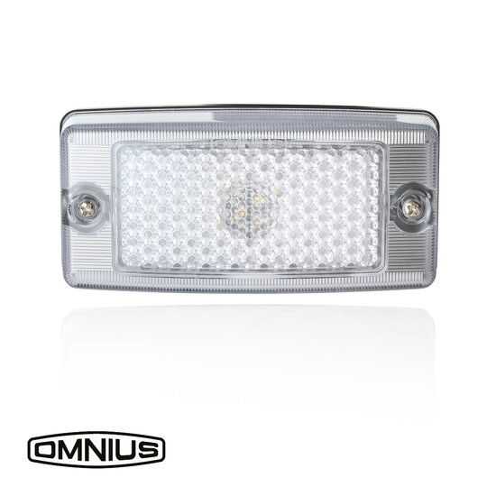 OMNIUS LUCE DI INSERZIONE LATERALE A LED - LED ARANCIONE / LENTE TRASPARENTE