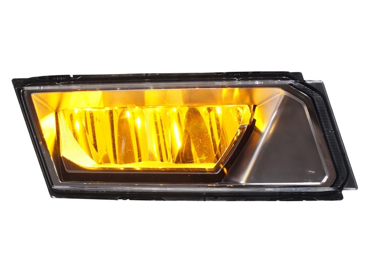 LUCE DI POSIZIONE A LED ARANCIO/BIANCO FENDINEBBIA SCANIA R/S ARANCIO/BIANCO (DAL 2023)