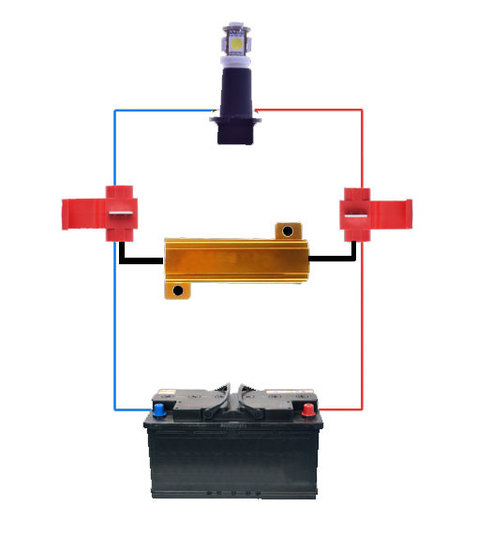 Resistenza di alimentazione 24V 21 watt