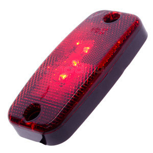 LUCE LATERALE 3 LED - ROSSO