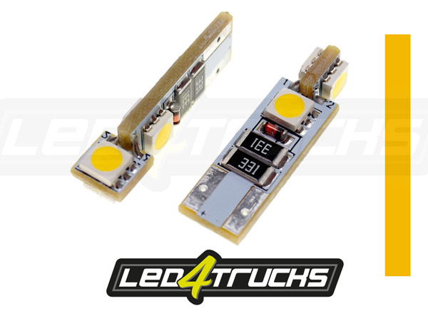 ARANCIONE - 4xSMD LED 24V - W3W / W5W