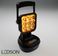 LEDSON - FARO DA LAVORO PORTATILE CON FUNZIONE FLASH 18 W (ricaricabile)