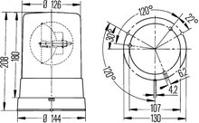 Faro rotante Hella KL710 Standard