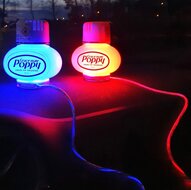 LEDSON - &quot;RUNNING&quot; POPPY LED - BLU - USB