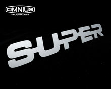 SUPER 2.0 EMBLEM - ACCIAIO INOSSIDABILE *BLASTIFICATO CON PERLINE DI VETRO*