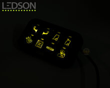 LEDSON COMMANDER GEN2 - PANNELLO INTERRUTTORE A REL&Egrave; - 8 USCITE - BLUETOOTH / CONTROLLO APP / RGB