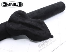 OMNIUS  - TESSUTO ADESIVO WRAP - ALCANTARA-LOOK - NERO