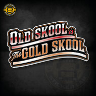 OLD SKOOL IS THE GOLD SKOOL - FULL PRINT ADESIVO