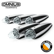 CRAZY DEAL 5X OMNIUS - LAMPADA A SILURO A LED - DOPPIO COLORE - ARANCIO/BIANCO