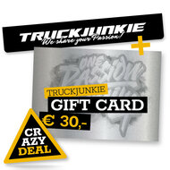 CRAZY DEAL - PARASPRUZZI TRUCKJUNKIE + Buono REGALO &euro;30,-