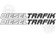 DIESEL TRAFIK STICKER 1 KLEUR