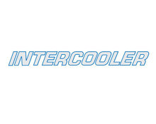 STICKER INTERCOOLER SCHUIN DUOTONE