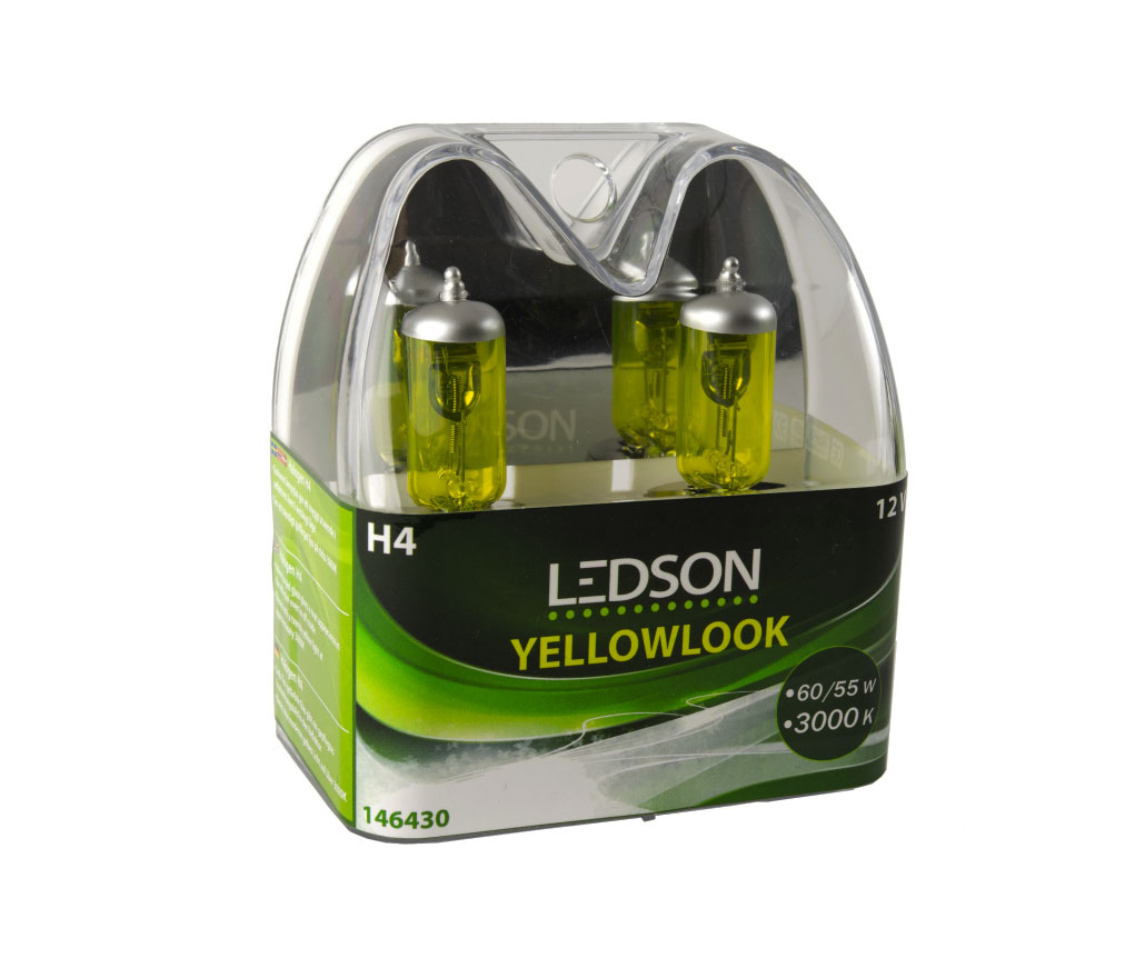 LEDSON - YELLOW LOOK 12V - 2 PEZZI - H4