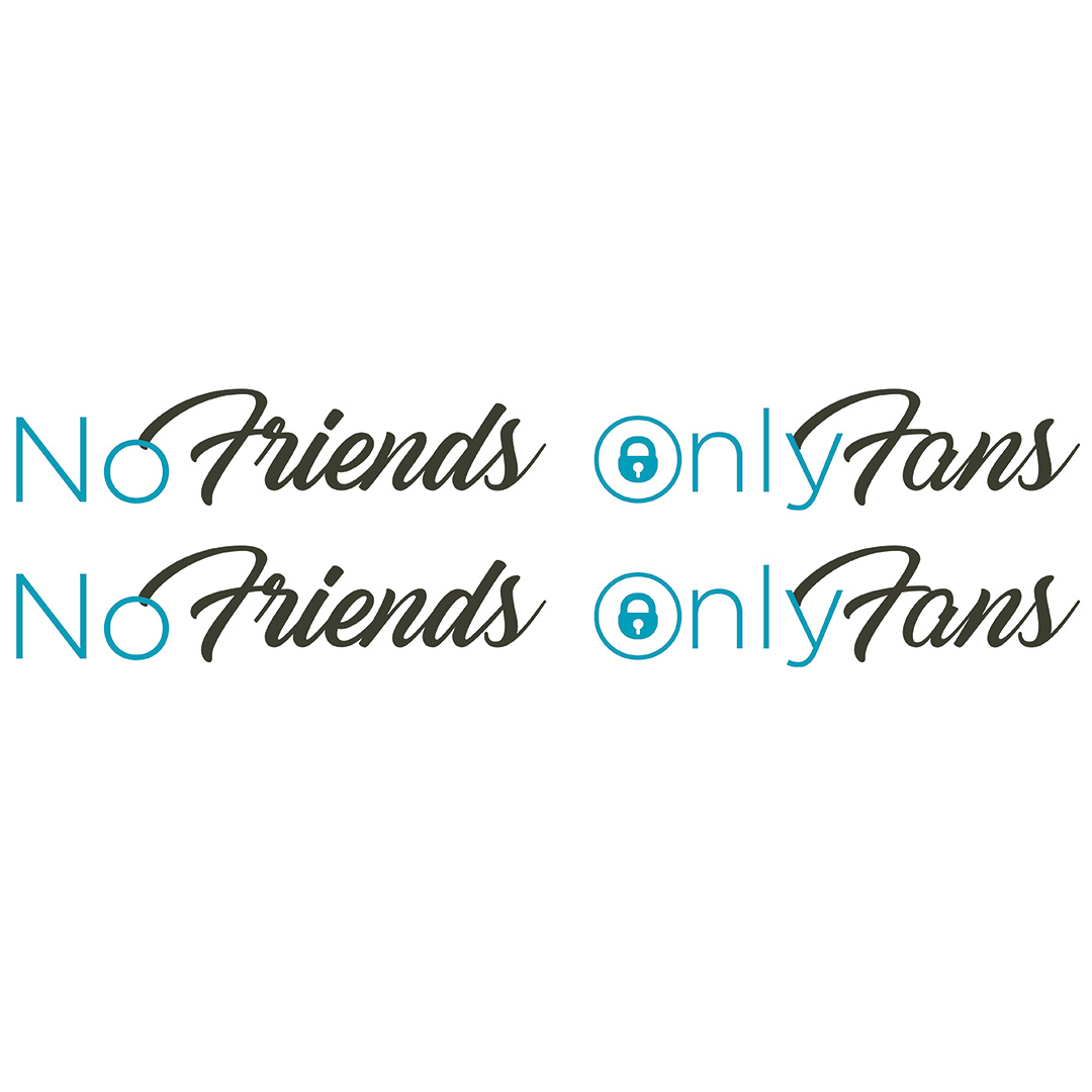 NO FRIENDS ONLY FANS - ADESIVI A COLORI