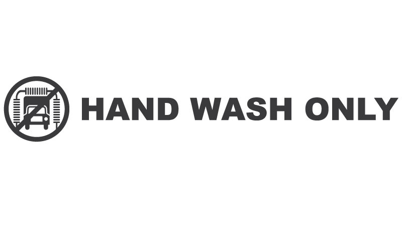 STICKER - HANDWASH ONLY