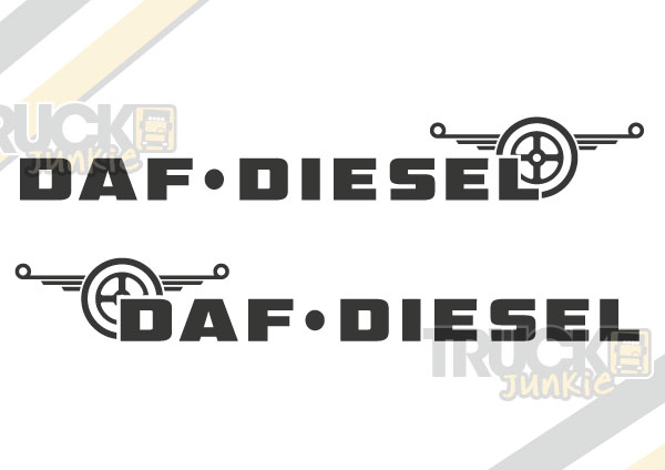 DAF DIESEL STICKER RAAMSTICKER