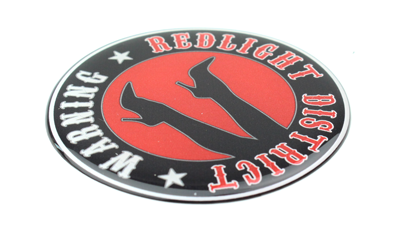 REDLIGHT DISTRICT STICKER VRACHTWAGEN TRUCK